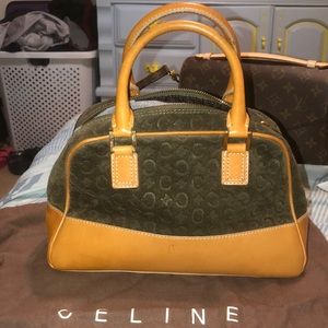 Celine macadame bowler/doctor bag